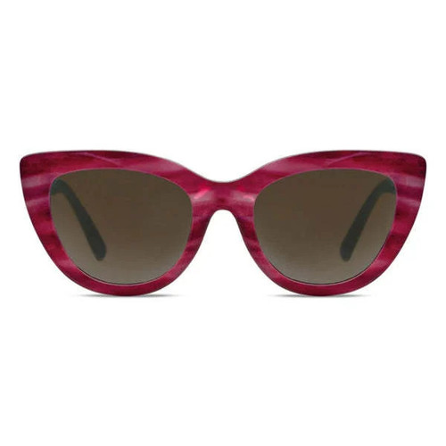 Peepers Capri Sun Magenta Horn Polarized Sunglasses