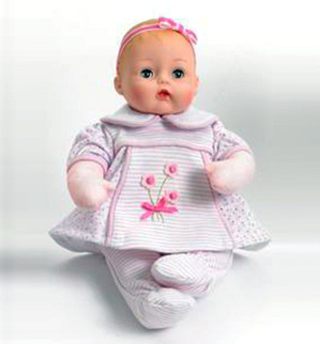 Madame Alexander Flowers & Stripes Huggums 12" First Play Baby Cloth Body Doll