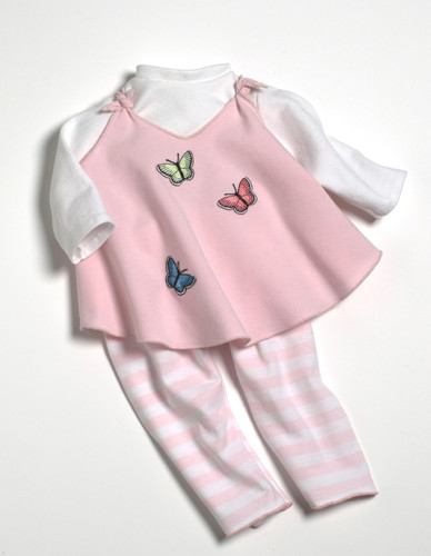 Madame Alexander Pink Flutter Butterfly Pant Set 19" Baby Doll Clothes Outfit Madame Alexander Pink Flutter Butterfly Pant Set 19" Baby Doll Clothes Outfit