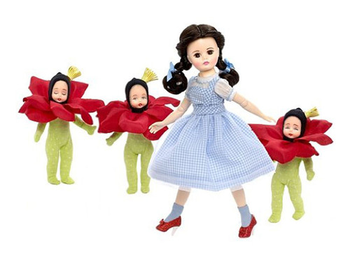 Madame Alexander Dorothy In The Poppy Fields & 3 Flower Munchkins Wizard Of Oz 10" Doll Set Madame Alexander Dorothy In The Poppy Fields & 3 Flower Munchkins Wizard Of Oz 10" Doll Set