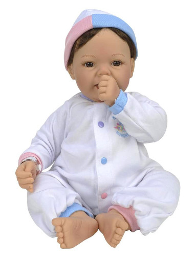 Madame Alexander Sweet Baby Brunette Brown Eyed 19" Newborn Nursery Lifelike Baby Doll Madame Alexander Sweet Baby Brunette Brown Eyed 19" Newborn Nursery Lifelike Baby Doll