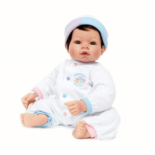 Madame Alexander Munchkin Brunette Brown Eyed 19" Newborn Nursery Lifelike Baby Doll Madame Alexander Munchkin Brunette Brown Eyed 19" Newborn Nursery Lifelike Baby Doll