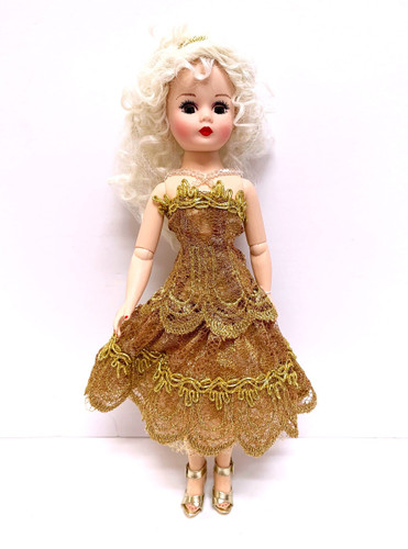 Madame Alexander Brilliant Cascade Gold Cissette 10" Fashion Runway Doll