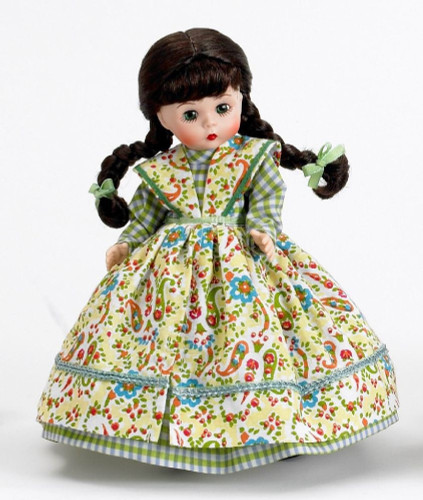 Madame Alexander Beth Green Check & Paisley Gown Little Women 8" Doll Madame Alexander Beth Green Check & Paisley Gown Little Women 8" Doll