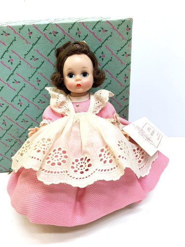 Madame Alexander Beth 1963 Bent-Knee Walker Vintage Little Women 8" Doll Madame Alexander Beth 1963 Bent-Knee Walker Vintage Little Women 8" Doll