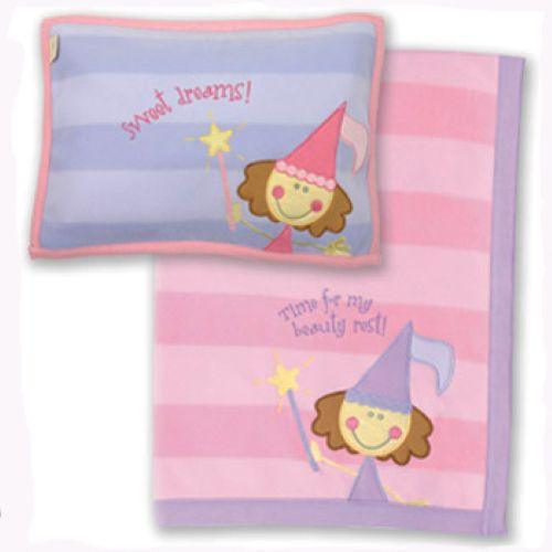 Stephan Joseph Sweets Dream Princess Baby Blanket and Pillow Set