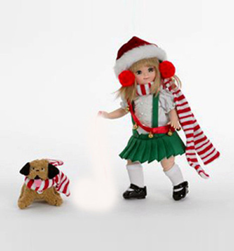 Madame Alexander Eloise and Weenie Stuffed Dog Christmas 8" Doll Set Madame Alexander Eloise and Weenie Stuffed Dog Christmas 8" Doll Set