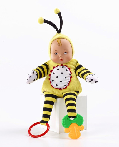 Madame Alexander Bourbon Bumble Bee Rattle Squeak Crinkle Infant Baby Doll Madame Alexander Bourbon Bumble Bee Rattle Squeak Crinkle Infant Baby Doll