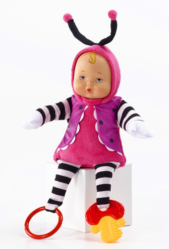 Madame Alexander Coccinelle Hot Pink Ladybug Rattle Squeak Crinkle Infant Baby Doll Madame Alexander Coccinelle Hot Pink Ladybug Rattle Squeak Crinkle Infant Baby Doll