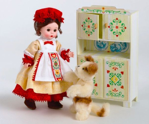 Madame Alexander Old Mother Hubbard 8" Doll Set Madame Alexander Old Mother Hubbard 8" Doll Set