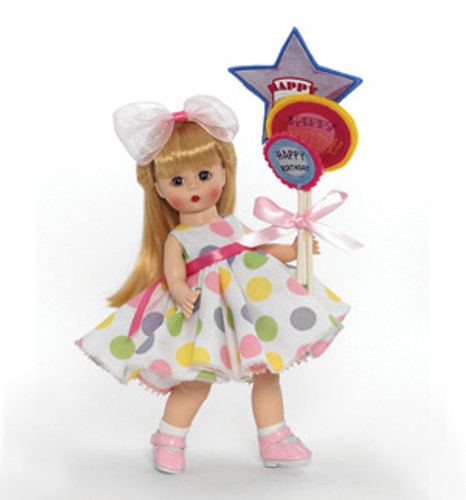 Madame Alexander Balloons For Your Birthday Blonde 8" Doll Madame Alexander Balloons For Your Birthday Blonde 8" Doll
