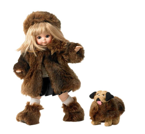 Madame Alexander Eloise In Moscow 8" Doll with Weenie Stuffed Pug Dog