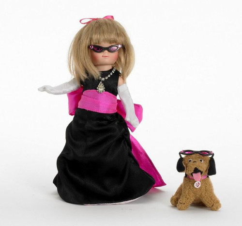 Madame Alexander Eloise In Hollywood 8" Doll with Weenie Stuffed Pug Dog Madame Alexander Eloise In Hollywood 8" Doll with Weenie Stuffed Pug Dog
