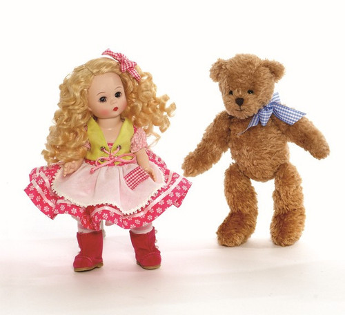 Madame Alexander Goldilocks and The Three Bears 8" Doll and Stuffed Bear Madame Alexander Goldilocks and The Three Bears 8" Doll and Stuffed Bear