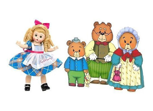 Madame Alexander Goldilocks and The Three Bears 8" Doll Set Madame Alexander Goldilocks and The Three Bears 8" Doll Set