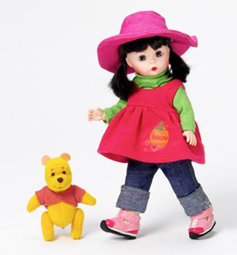 Madame Alexander P Is For Pooh Wendy Disney 8" Doll and Plush Pooh Bear Madame Alexander P Is For Pooh Wendy Disney 8" Doll and Plush Pooh Bear