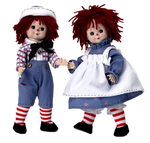 Madame Alexander Raggedy Ann and Andy Traditional 8" Doll Set Madame Alexander Raggedy Ann and Andy Traditional 8" Doll Set