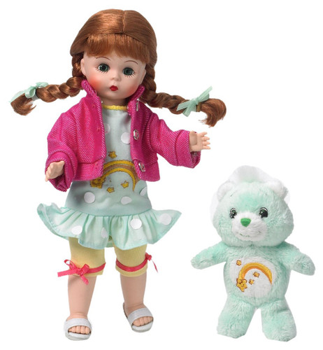 Madame Alexander Wendy Loves Wish Care Bear 8" Doll Set