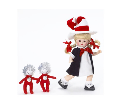 Madame Alexander The Cat In The Hat Dr Seuss 8" Doll and Plush Thing 1 and Thing 2 Set Madame Alexander The Cat In The Hat Dr Seuss 8" Doll and Plush Thing 1 and Thing 2 Set