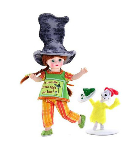 Madame Alexander Green Eggs and Ham Dr Seuss 8" Doll and Plush Sam I Am Madame Alexander Green Eggs and Ham Dr Seuss 8" Doll and Plush Sam I Am