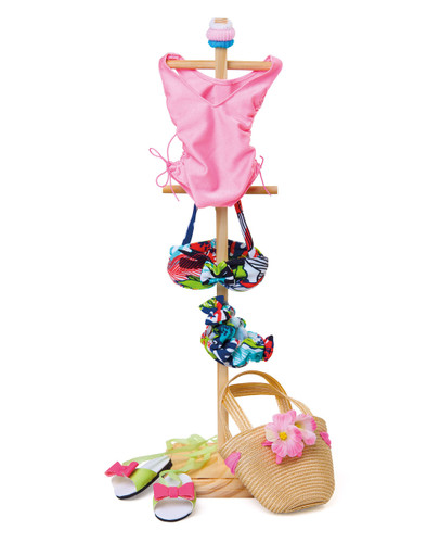 Madame Alexander Sonja Hartmann Pink Swimsuit Beach Clothes Set 18" Doll Madame Alexander Sonja Hartmann Pink Swimsuit Beach Clothes Set 18" Doll