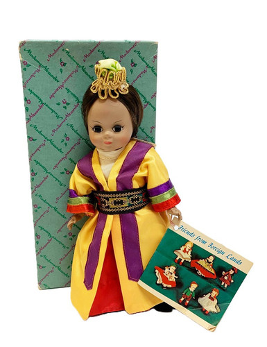 Madame Alexander Korea Korean Girl 1969 Original Vintage Bent-Knee 8" Doll Madame Alexander Korea Korean Girl 1969 Original Vintage Bent-Knee 8" Doll