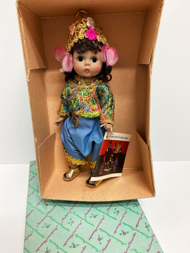 Madame Alexander Thailand Thai Girl 1968 Original Vintage Bent-Knee 8" Doll Madame Alexander Thailand Thai Girl 1968 Original Vintage Bent-Knee 8" Doll
