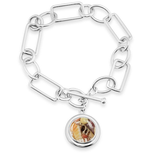 Dune Jewelry Shell Scape Neptune Silver Toggle Bracelet Dune Jewelry Shell Scape Neptune Silver Toggle Bracelet