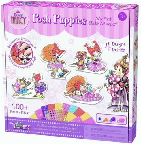 Fancy Nancy Posh Puppies Sticky Mosaics Peel and Stick Craft Kit