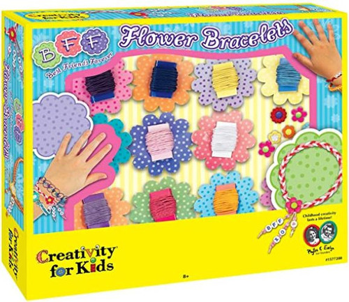 Creativity for Kids Flower Bracelets Craft Kit