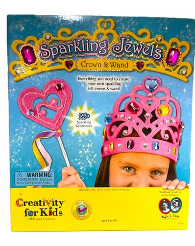 Creativity for Kids Sparkling Jewels Crown & Wand Craft Kit
