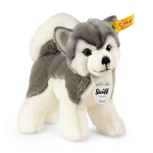 Steiff Bernie Husky Stuffed Small Dog