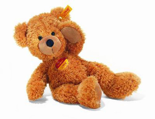 Steiff Flynn Orange Rust Stuffed 11" Floppy Bear