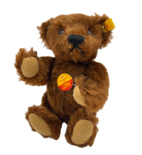 Steiff US 1994 Special Fully Jointed Russet Mohair Stuffed Bear