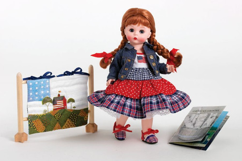 Madame Alexander Wendy Salutes The Heartland 8" USA Doll