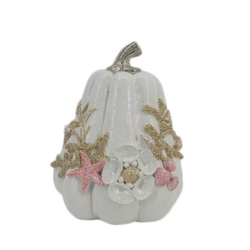 Fancy That Champagne Gold Sea Coral White Tall Pumpkin Fancy That Champagne Gold Sea Coral White Tall Pumpkin