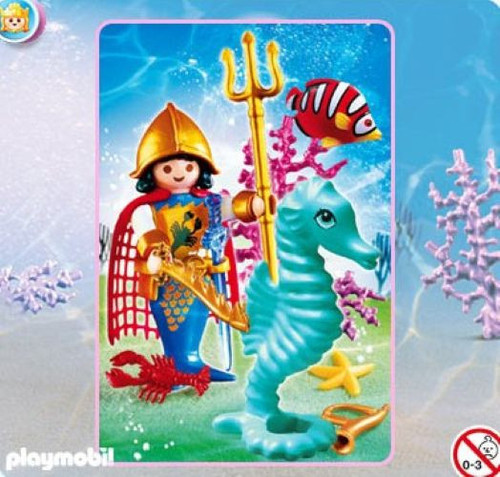 Playmobil Ocean Prince with Seahorse Play Set