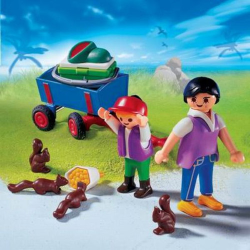 Playmobil Zoo Visitors Play Set