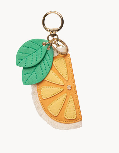 Spartina 449 Yellow Lemon Key Ring Keychain