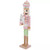 Pink Glitter Cupcake Large Wood Whimsical Nutcracker