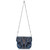 Mary Frances Blue Alchemy Butterfly & Floral Crossbody Handbag
