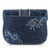 Mary Frances Blue Alchemy Butterfly & Floral Crossbody Handbag
