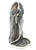 Nicholas Season's Design Midnight Silver Extra Large Winter 36" Angel Doll Tree Topper