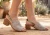 Eric Michael Rafa Low Heel Woven Slingback Sandal