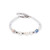 Coeur De Lion Cosmic Pearls GeoCUBE® Crystal Pastels Silver Bracelet