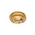 Brighton B Radiant Pastel Crystals Gold Ring