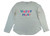 Lulu-B Neon Embroidered Letters White Long Sleeve Sweater