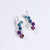 Mosaico Jewels Falling Circles Ear Cuff Silver Earrings