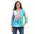 Parsley and Sage Kendall Watecolor Print Smock Neckline 3/4 Sleeve Top