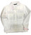 Tango Mango Nautical Print Back Frayed Edge White Linen Jacket